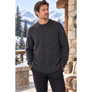 Bogner Mens 40 Gray 100% New Wool Crewneck Sweater Luxury Ski Alpine Germany